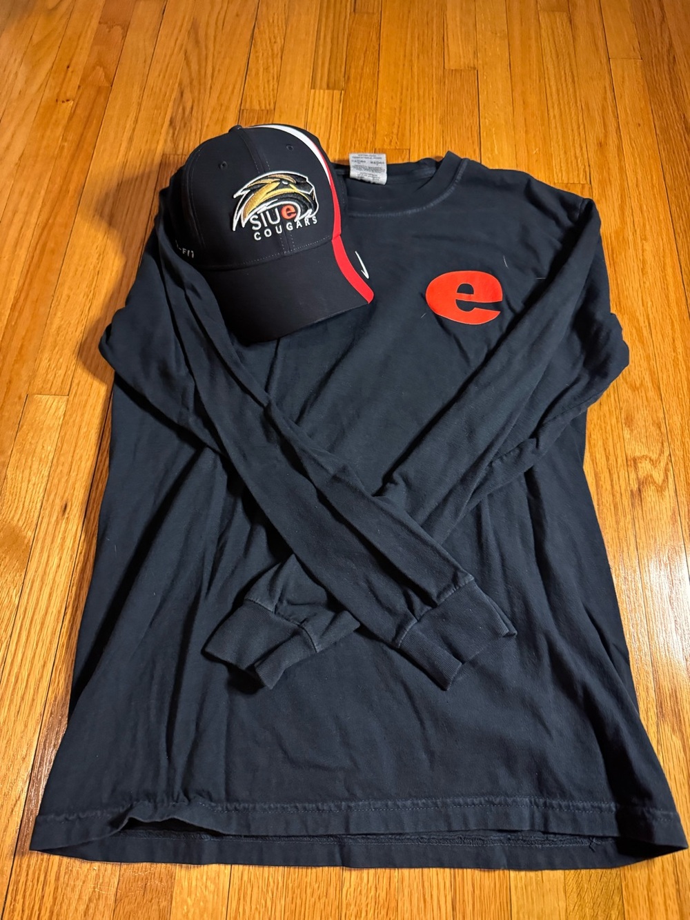 SIUE Cougars Comfort Colors Shirt & Nike Dri-FIT Hat Set